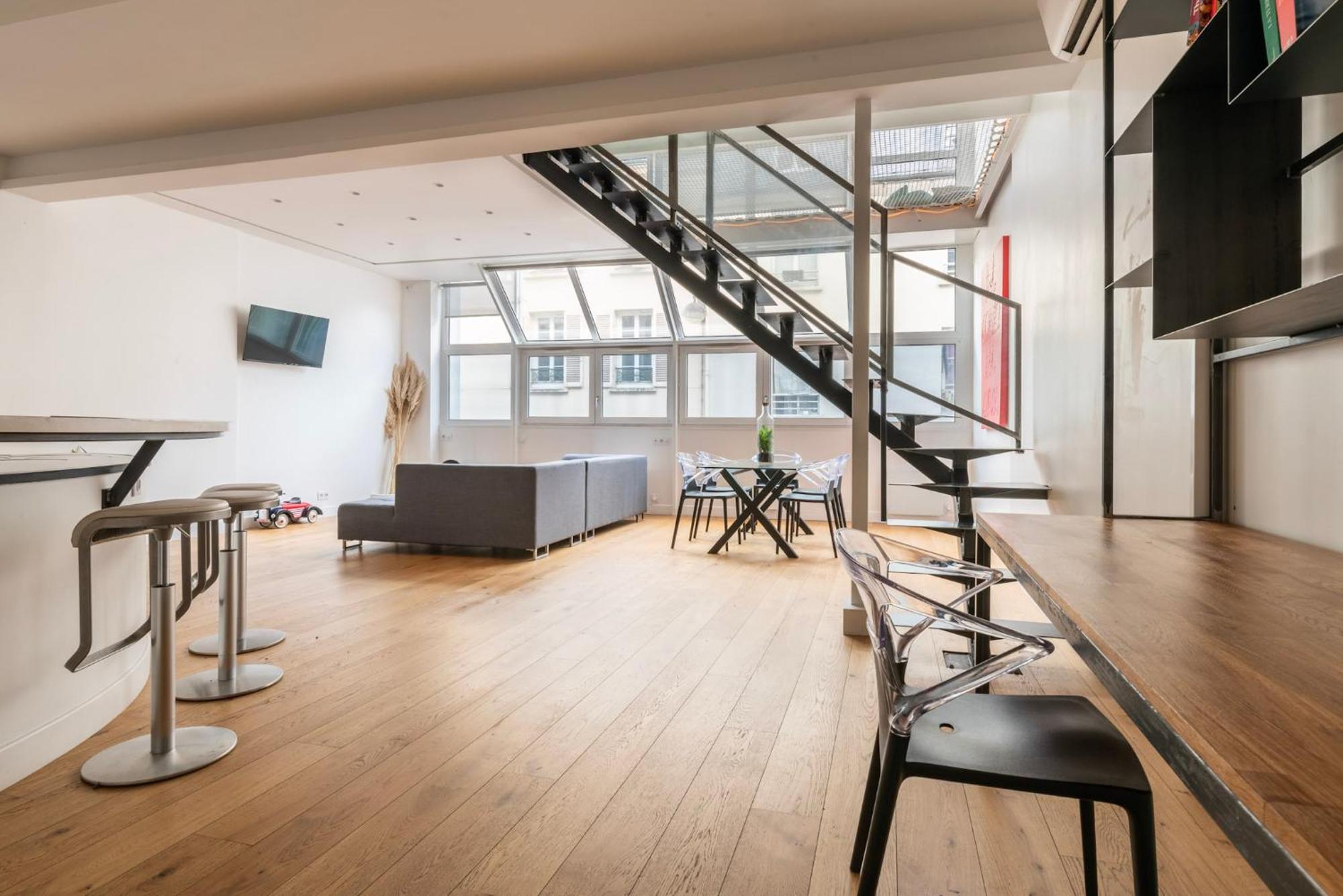 Loft Design & Familial Parc Des Buttes Chaumont Appartement